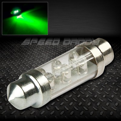 39-МИЛЛИМЕТРОВАЯ ЗЕЛЕНАЯ СВЕТОДИОДНАЯ ЛАМПА с КУПОЛОМ 12 В ДЛЯ ВНУТРЕННЕГО ОСВЕЩЕНИЯ АВТО ВЫСОКОЙ МОЩНОСТИ с КРУГЛЫМ СВЕТОДИОДОМ 6X3 мм