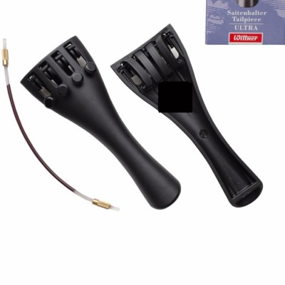 Wittner  Violin Tailpiece for 4/4 with  Fine Tuners Ultra Composite