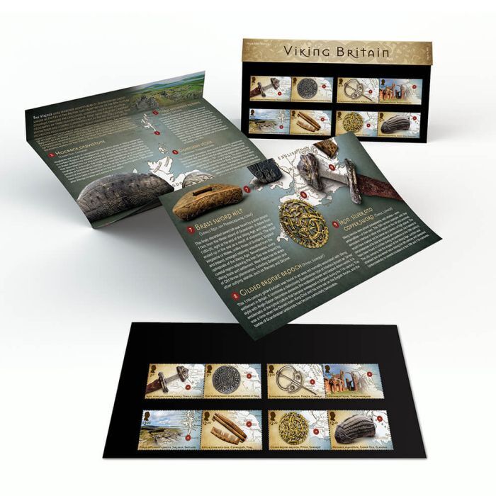 Official Viking Britain Stamps Presentation Pack by Royal Mail