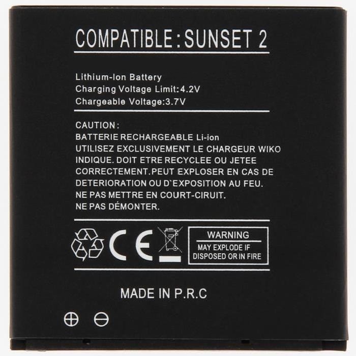Batteria Li-Ion Compatibile Wiko Sunset 2 Wk-su02 Linq