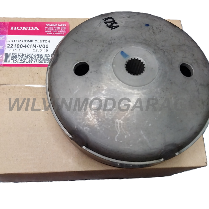 Genuine OEM 2021-2026 Honda PCX125 Clutch Housing Outer Comp 22100-K1N-V00