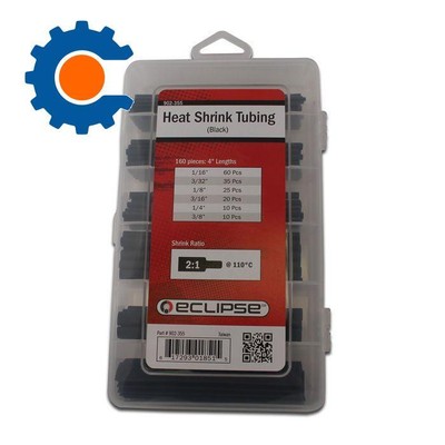 Eclipse Tools Pro'sKit Heat Shrink Tubing - Black
