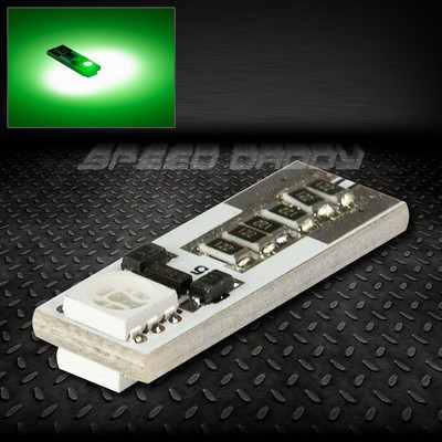 2SMD 2 5050 SMD LED T10 W5W CANBUS ЗЕЛЕНАЯ АВТОМАТИЧЕСКАЯ ВНУТРЕННЯЯ КУПОЛЬНАЯ КЛИНОВИДНАЯ ЛАМПОЧКА 12V