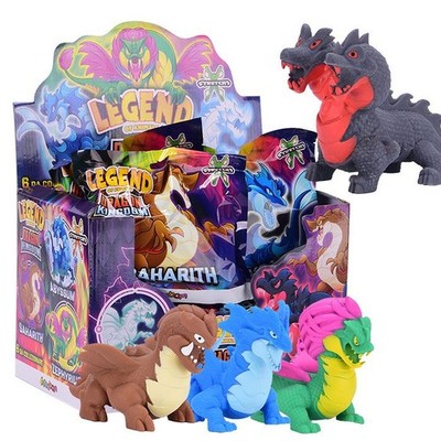 SCATOLA BOX DA 10 BUSTINE LEGEND OF ANIMALS DRAGON KINGDOM SBABAM