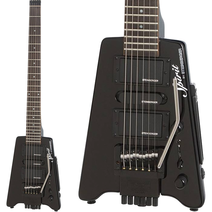 ギター Spirit by Steinberger GT-PRO DX STEINBERGER Spirit GT-PRO Deluxe Black Headless Electric