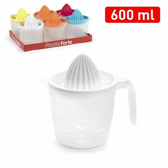 Set 6 Pezzi Caraffa In Plastica 600ml Con Spremiagrumi hmj