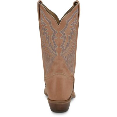 Pre-owned Tony Lama Women's Ep4584 Sagrada 11" Camel Square Toe Western Boot In Camel (tan)