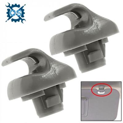 2PCS Sun Visor Support Retainer Clips For Honda CR-V CRV Civic 88217-S01-A01ZA