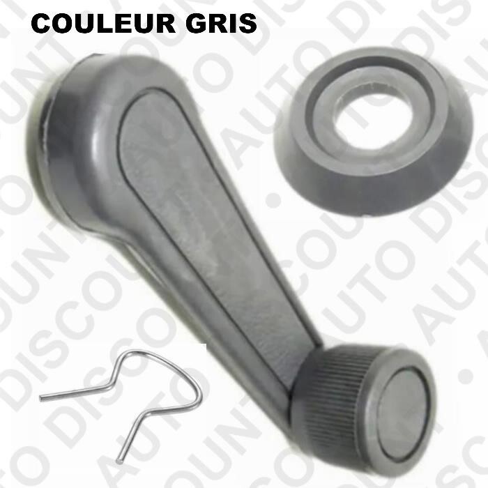 Manivelle PoignÃ©E De Leve Vitre Gris Pour Peugeot Renault Citroen Vw Audi Fiat