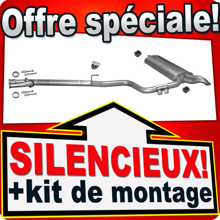 ÃChappement Pour Mercedes Classe E (S210) E270 / E320 Cdi Break Silencieux