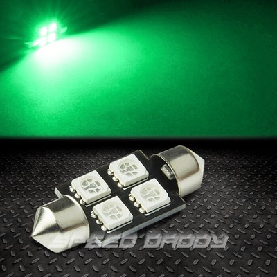 4 SMD 4SMD 36 ММ ЗЕЛЕНЫЙ 5050 5055 LED АВТО ИНТЕРЬЕР КУПОЛ/КАРТА ПАНЕЛЬ ЛАМПА НАКАЛИВАНИЯ