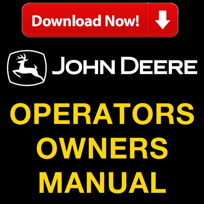 JOHN DEERE 50G EXCAVATOR OPERATORS OWNERS MAINTENANCE MANUAL
