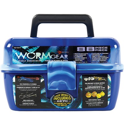 Inc/'s 136 pieces TBVP2 South Bend Plano 2 Tray Tackle Box Kit