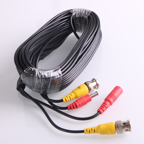 100ft Security Camera Cable CCTV Video Power Extension Wire DC BNC RCA Cord DVR
