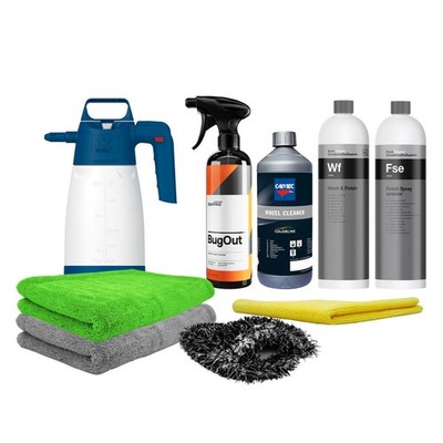 Cartec Kochchemie Set Nettoyage Self Service Basic Roues Insectes Shampooing