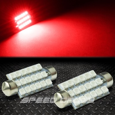2x18 SMD 18SMD 39 ММ КРАСНЫЙ 3528 5050 СВЕТОДИОДНЫЙ ВНУТРЕННИЙ КУПОЛ/КАРТА 12 В ЛАМПОЧКА НАКАЛИВАНИЯ
