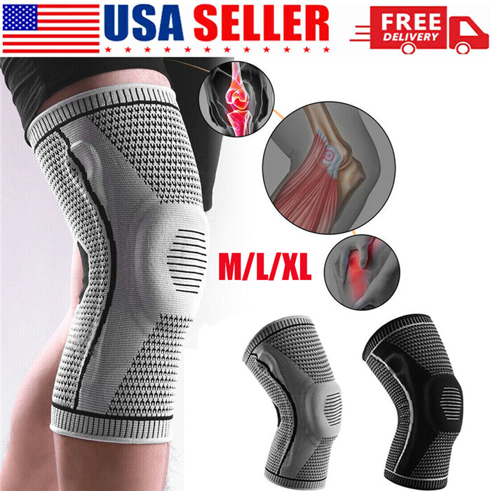 Knee Compression Sleeve Brace Support for Arthritis Pain Relief Sports