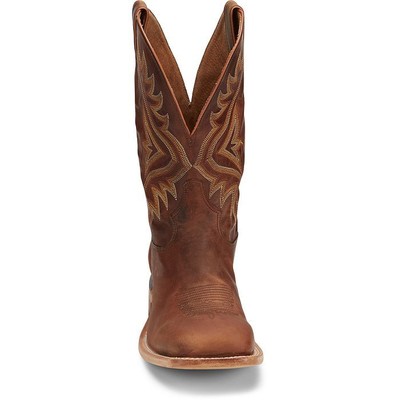 Pre-owned Tony Lama Men's 7956 Avett 11" Honey (brown) Square Toe Unit Heel Western Boots