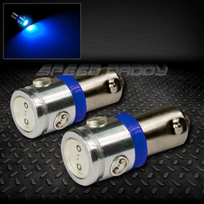 ПАРА ЛАМП НАКАЛИВАНИЯ T10 1895/BA9S/T4W С СИНИМ ВНУТРЕННИМ КУПОЛОМ 12 В, 5 СВЕТОДИОДОВ ВЫСОКОЙ МОЩНОСТИ МОЩНОСТЬЮ 1 Вт