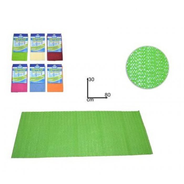Tappeto Tappetino Antiscivolo Colorato 30x80cm dfh