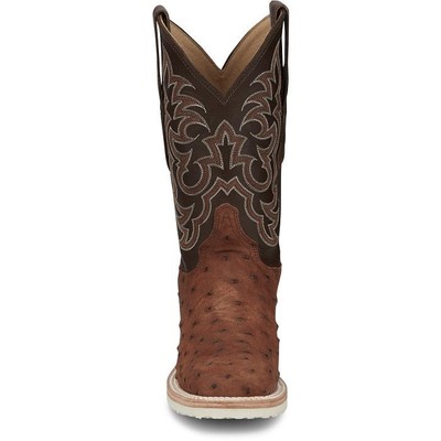 JUSTIN BOOTS JUSTIN WOMEN'S AQ8631 DAKOTA 11" BROWN SQUARE TOE SLIP-RESISTANT WESTERN BOOTS