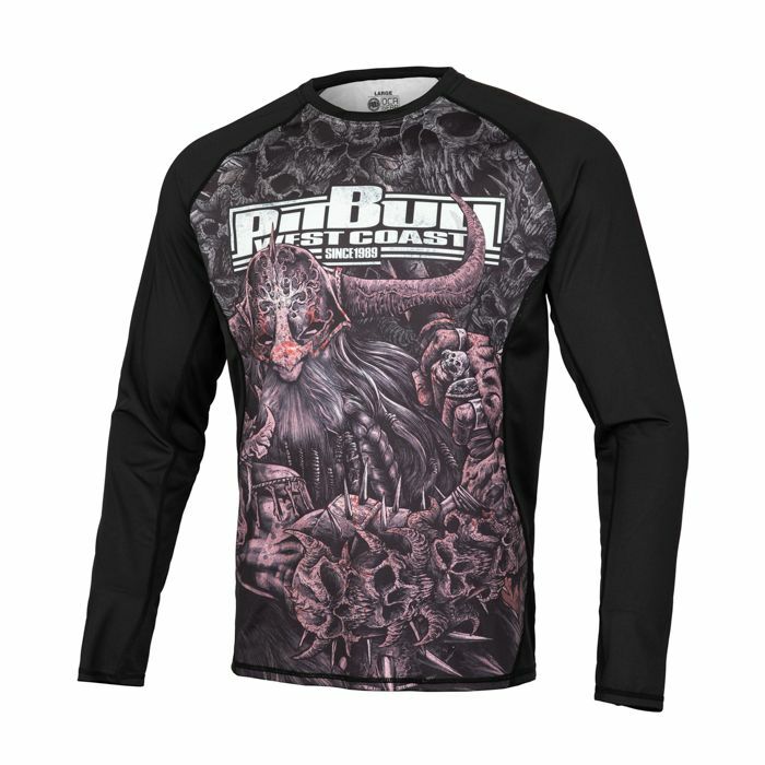 Pit Bull West Coast Rashguard L-S Mesh Performance Pro Plus Warrior XVIII