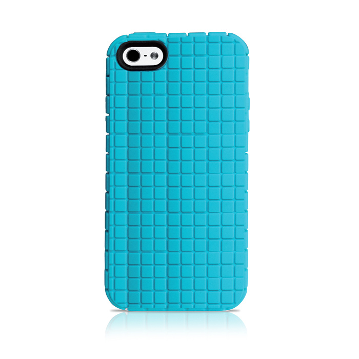 SBS WHEEL CUSTODIA CASE per APPLE IPHONE 5 5G 5S AZZURRA