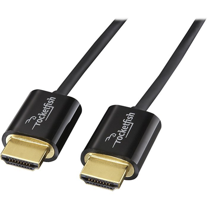 Rocketfish 5' HDMI Cable with Ethernet - Black Ultrathin Design High Speed Cable