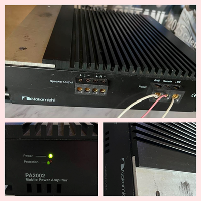 Nakamichi PA-2002 2ch Car Power Amplifier Made in USA Tested | eBay