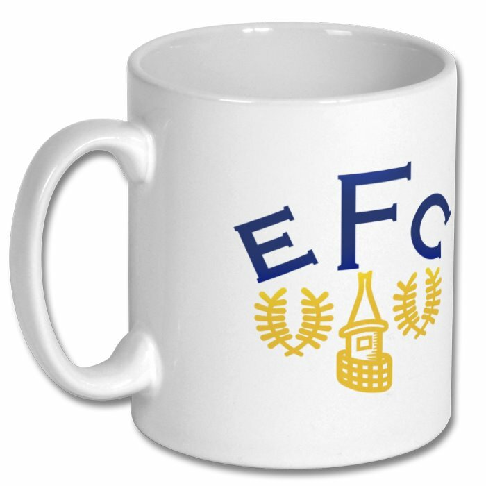 Brand New Everton Football Retro Modern Badges Mug Cup
