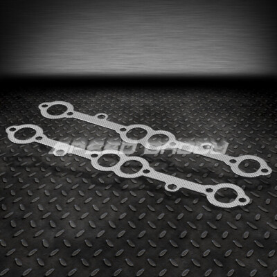 ПРОКЛАДКА КОЛЛЕКТОРА/ВЫПУСКНОЙ ТРУБЫ ИЗ АЛЮМИНИЯ + ГРАФИТА ДЛЯ CORVETTE 63-82 5.0/5.4/ 5.7