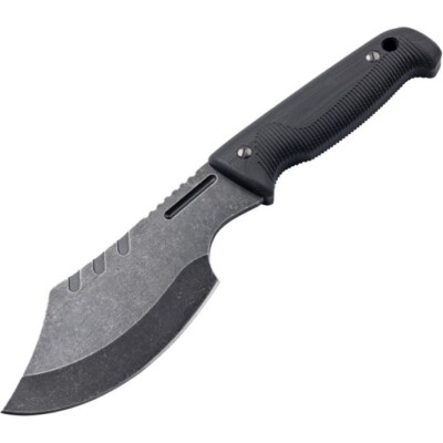 EKA Axeblade W1 Axe Fixed 6'' 12C27 Sandvik Steel Blade Black Rubber Handle
