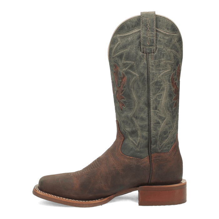 Pre-owned Dan Post Men's Jacob Leather Boot Dp4949 In Tan/turquoise