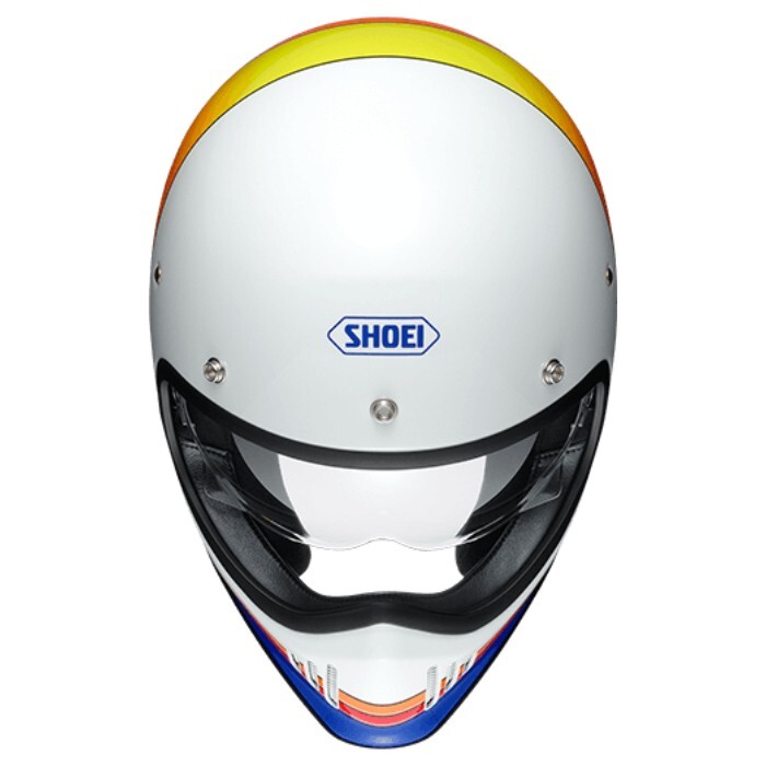 新品 SHOEI ショウエイ EX-ZERO EQUATION TC-2 Shoei Ex-Zero Equation TC2 helmet in white / multi colour