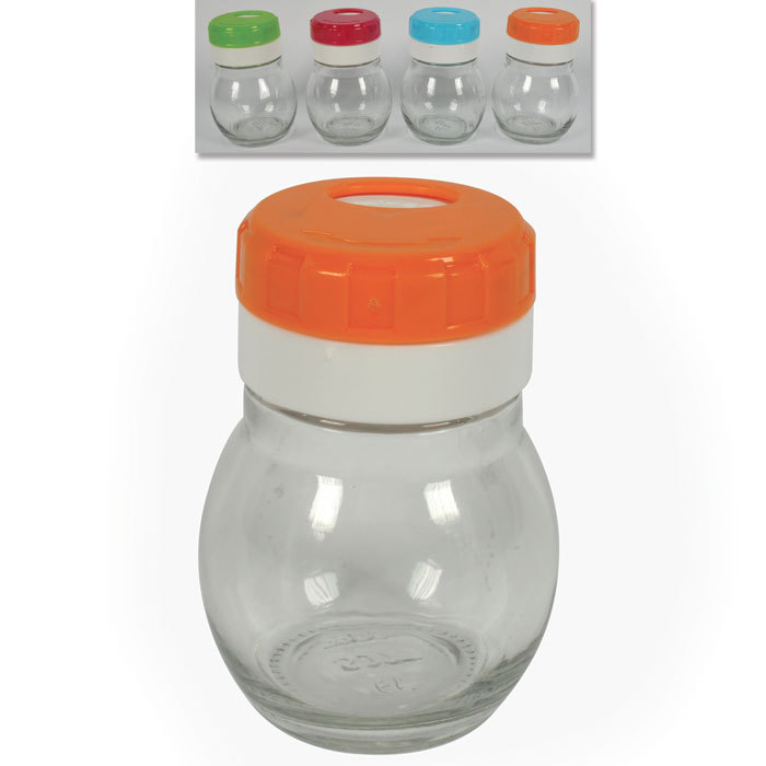 Barattolo Contenitore Porta Spezie Dosa Spezie Sale Vetro 100cc dfh