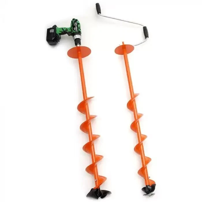 Nils USA UR800C Velocity Cordless Convertible Ice Auger 8", Hand or Driver