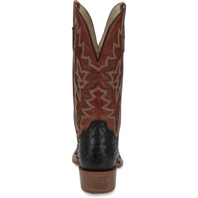 Pre-owned Tony Lama Men's Sa8267 Rylen 13" Full Quill Black Square Toe Western Boot