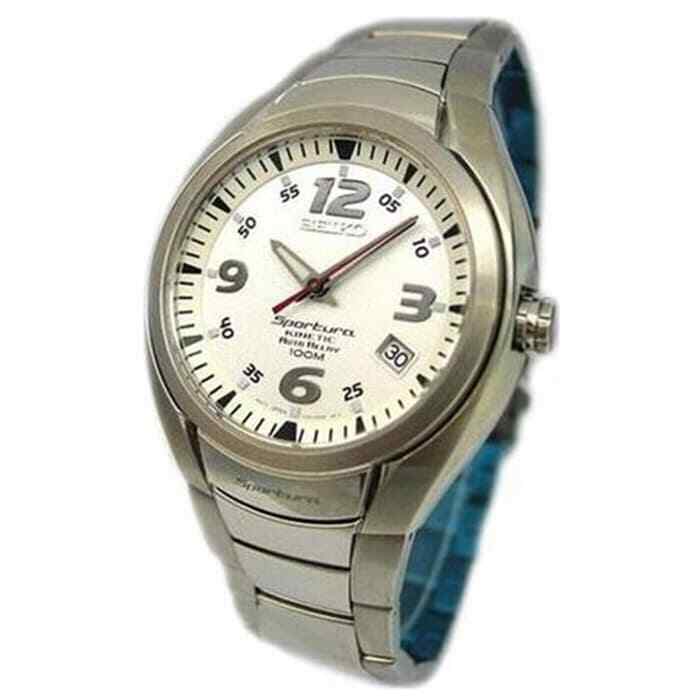サーリオ Seiko SSC141 Men's Solar Chronograph Blue Dial Watch V172