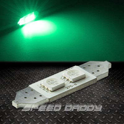 2 SMD 2SMD 36 ММ ЗЕЛЕНЫЙ 5050 5055 СВЕТОДИОДНЫЙ АВТОМОБИЛЬНЫЙ ВНУТРЕННИЙ КУПОЛ/ПАНЕЛЬ КАРТЫ 12 В ЛАМПОЧКА