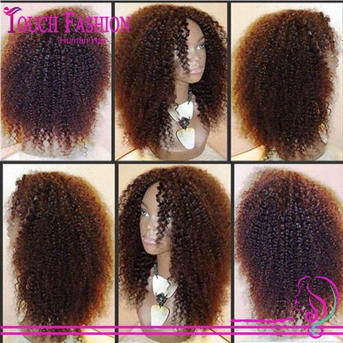 Brazilian Afro Kinky Live Curl Remy Human Hair Density 160 Full