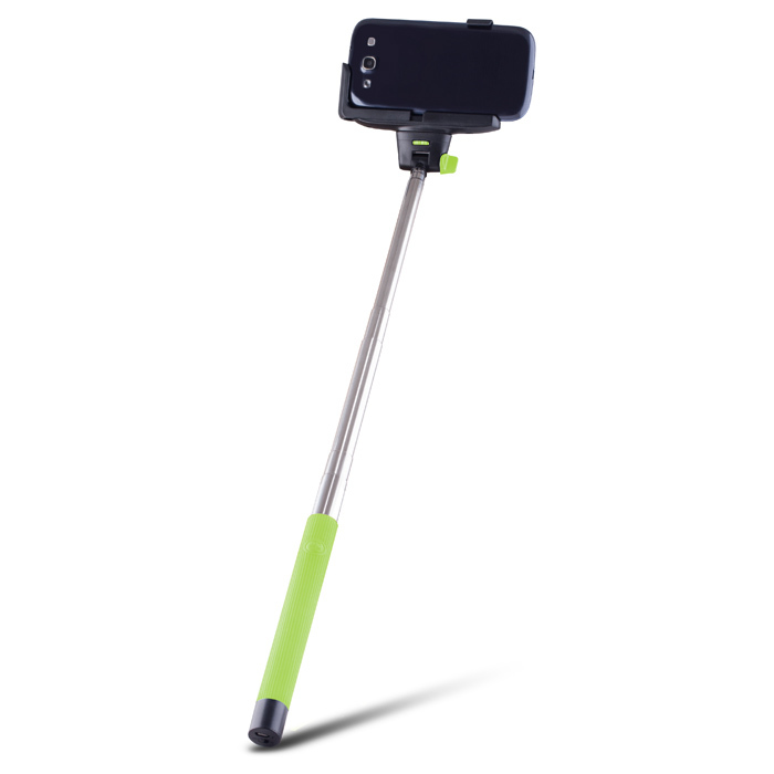 FOREVER SUPPORTO ASTA TELESCOPICA MONOPOD SELFIE AUTOSCATTO BLUETOOTH VERDE