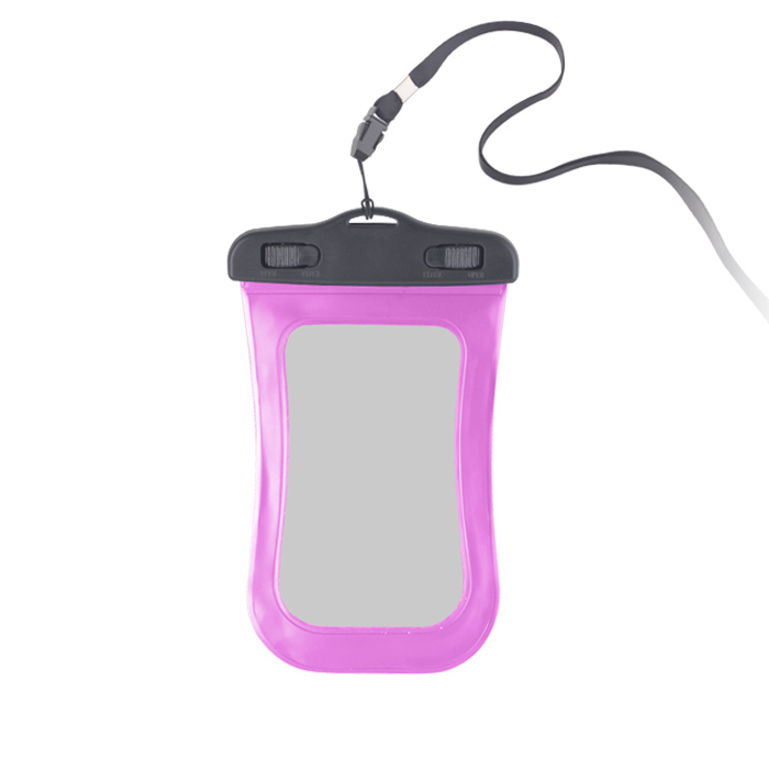 CUSTODIA WATERPROOF IMPERMEABILE UNIVERSALE per SMARTPHONE 4,5" - 5,0" ROSA