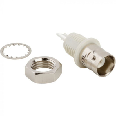 Amphenol 031-10-RFX BNC Straight Receptacle Jack Solder Cup Bulkhead 50 Ohms