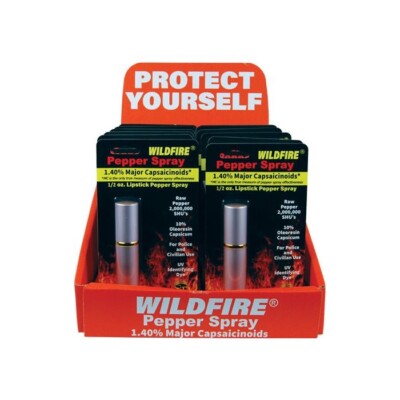 12 Wholesale Lot Wildfire 12 LipStick -PINK with Counter Display