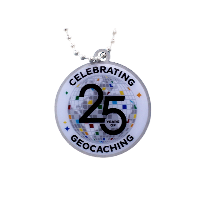 Geocoin 25 Ans De Geocaching – Trackable – Pièce Numérotée – 20 Ans ? – Neuf