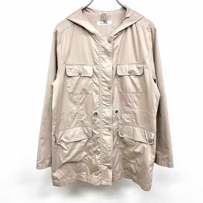 Golden Bear Thin Field Jacket Parka Dot Button Zip Closure Long Sleeve Poly 100 