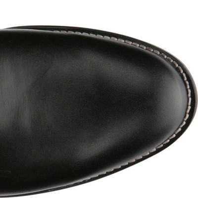 Pre-owned Justin Boots Justin Women's L3703 Cora 10" Black Round Toe Western Boot