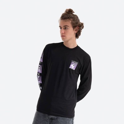 

Футболка Vans Fly Net LS Lifestyle Мужская черная повседневная спортивная одежда Спортивная футболка, Черный, Vans Fly Net LS Lifestyle T-Shirt