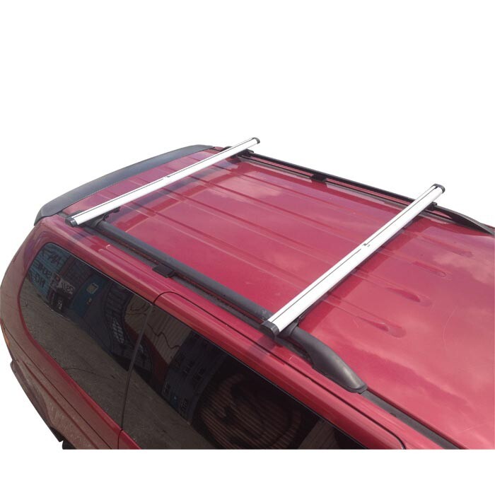 Silver Factory Roof Rail Clamp-On Ladder Van Rack 50