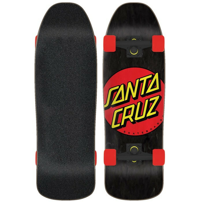 スケートボード Santa Cruz 80's Classic Dot Skateboard Santa Cruz Classic Dot 80s Cruzer Skateboard 9.35
